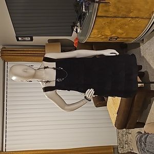 London Times Multi-Tier Cocktail Dress